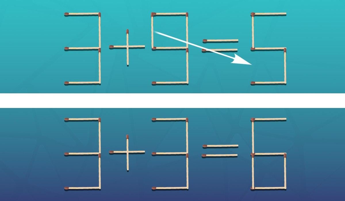 Welke lucifer moet verplaatst worden om de gelijkheid correct te maken: een puzzel voor genieën
