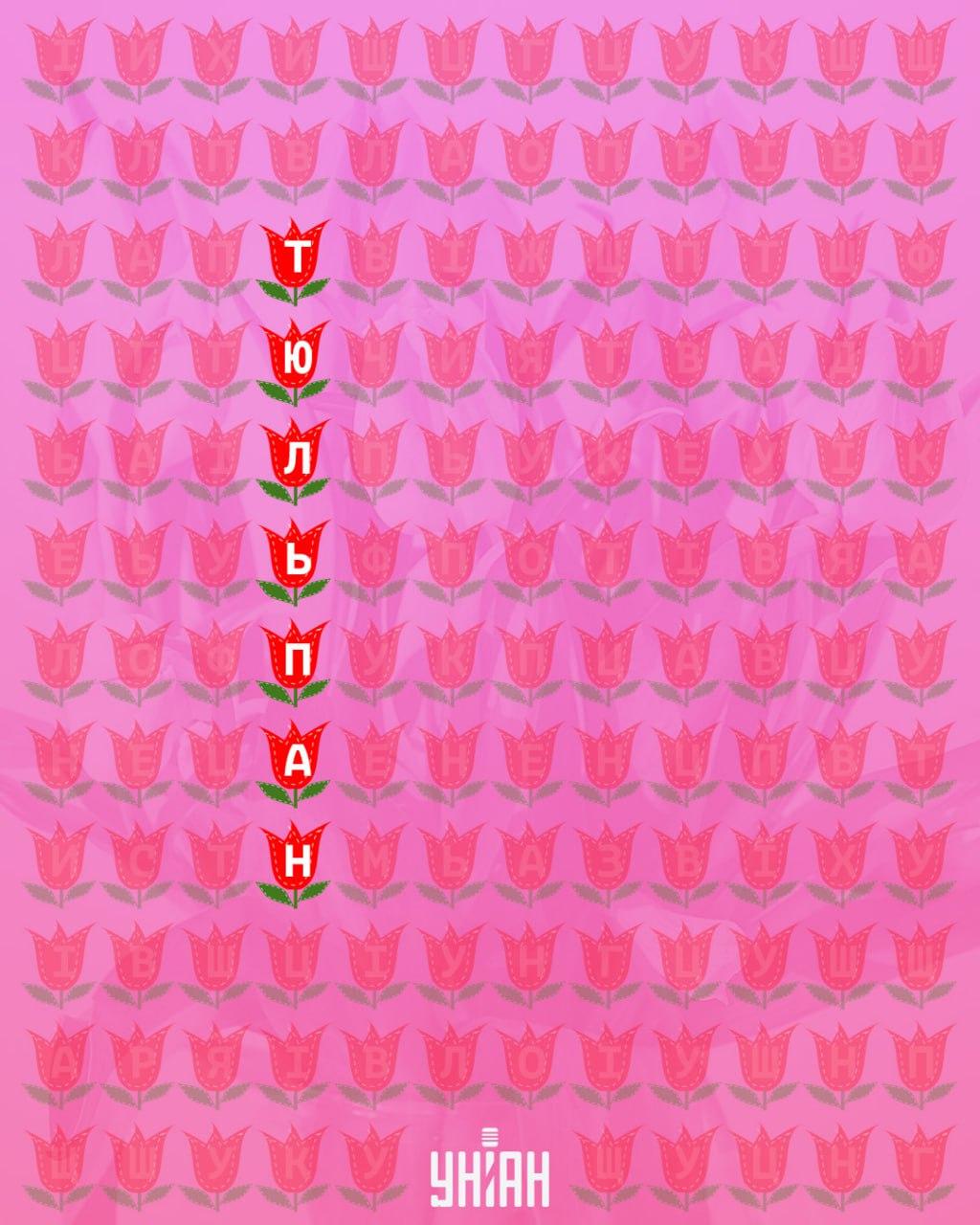 Kun je het woord 'tulp' vinden in 11 seconden: een zeer moeilijke optische illusie