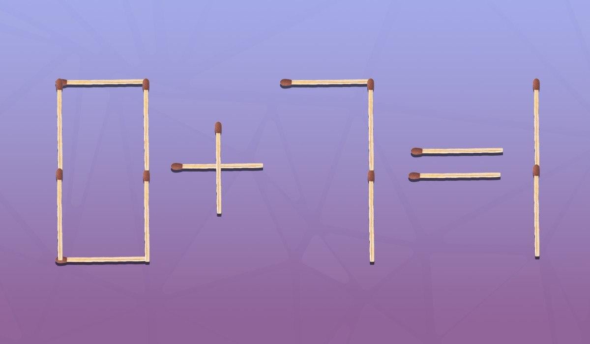 Je moet één lucifer verplaatsen om gelijkheid correct te maken: een snelle IQ-test