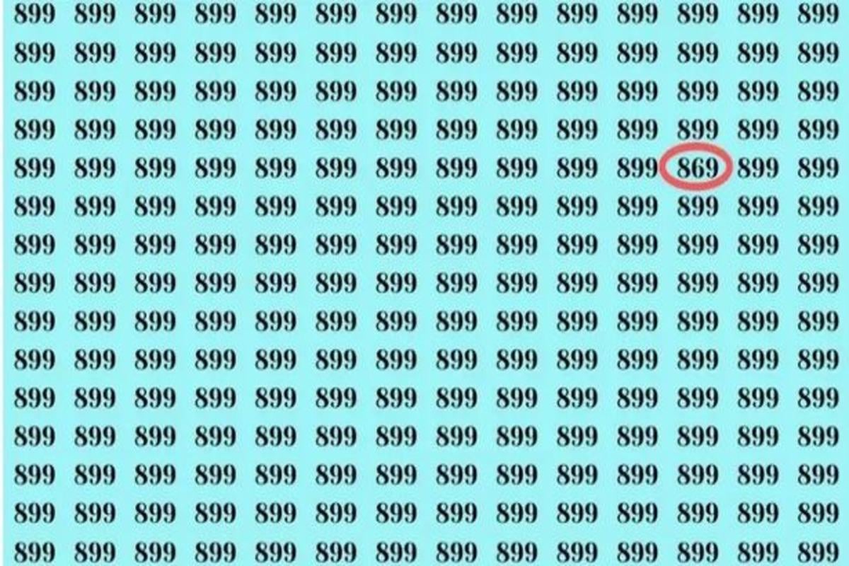 Eén getal is anders dan de rest