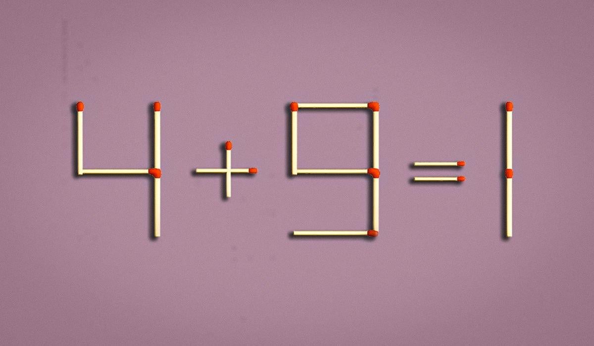 Slechts 2% van de mensen kan gelijkheid oplossen in 8 seconden: een lucifertest voor IQ-tests