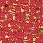 Een puzzel voor mensen met een uitstekend gezichtsvermogen: je moet