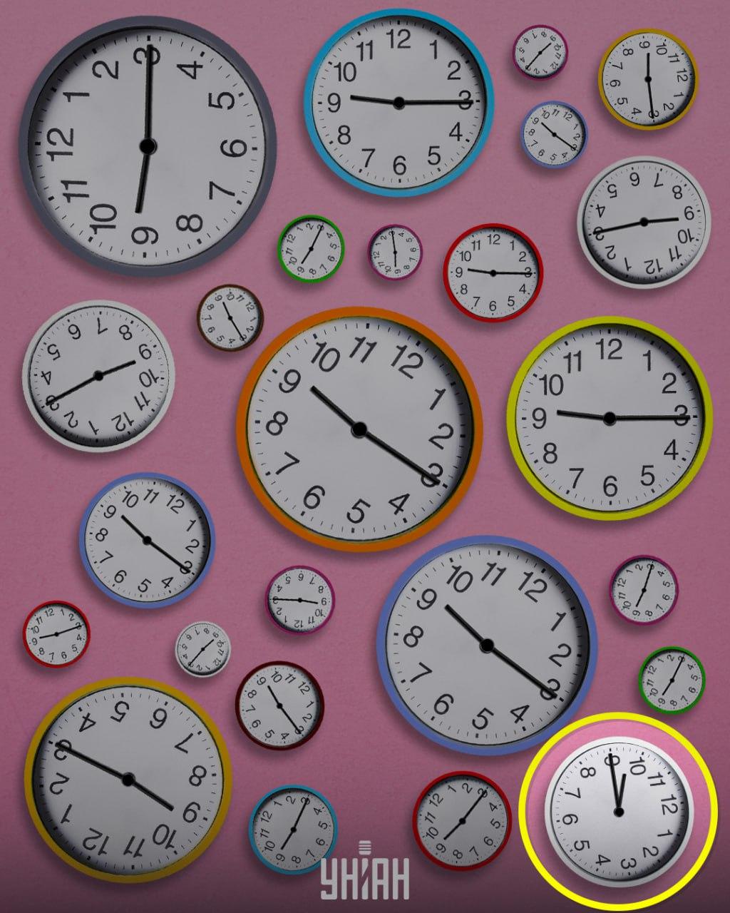 Vreemde horloges die haast hadden werden vreemd genoemd / collage Moje