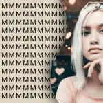 Alleen de meest oplettende zal de W tussen de M's