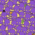 Een puzzel voor genieën: slechts enkelen vinden een vis tussen de octopussen in 45 seconden Een puzzel voor genieën: slechts enkelen vinden een vis tussen
