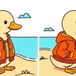IQ-test: vind 3 verschillen in een foto van een eend