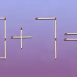 Je moet één lucifer verplaatsen om gelijkheid correct te maken: